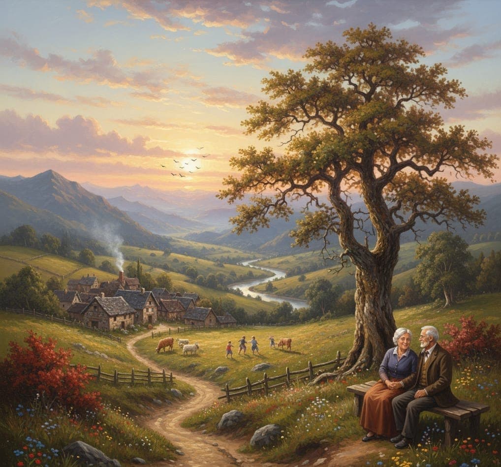 The  valley of sunset memories 