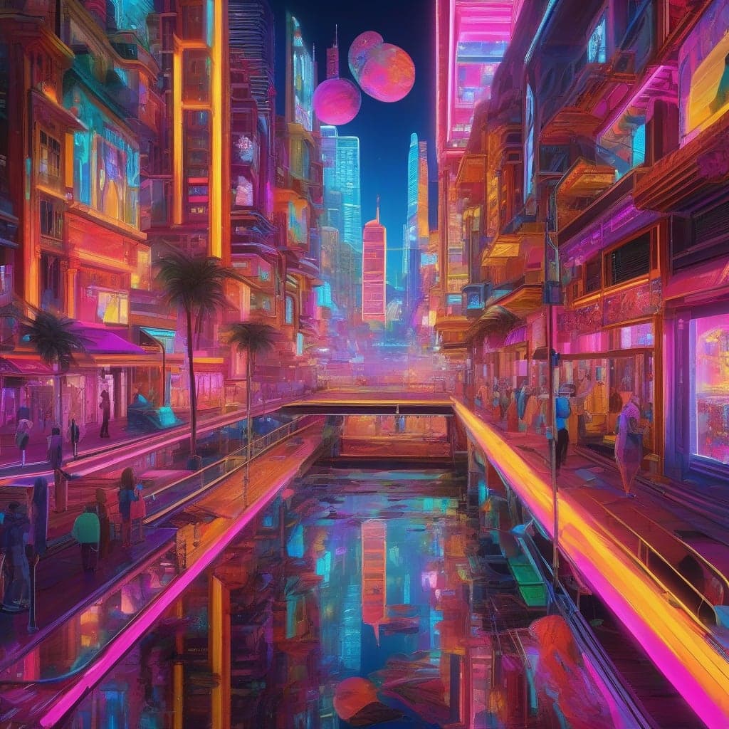 Neon Dreams in Virtual Realms