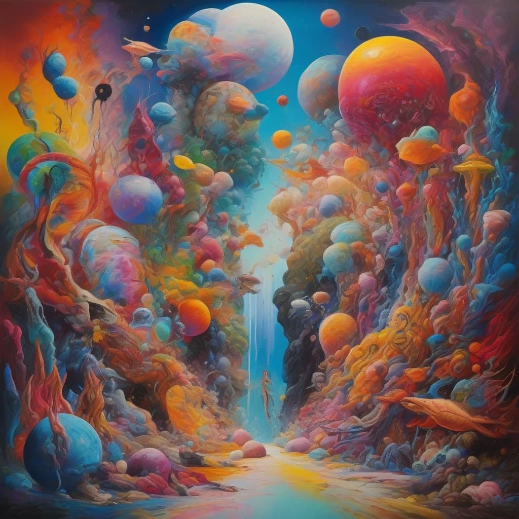 Cosmic Dreamscape: Surreal Odyssey