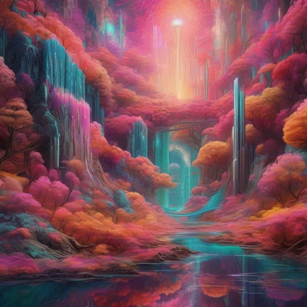 Aurora Blossoms in Virtual Skies