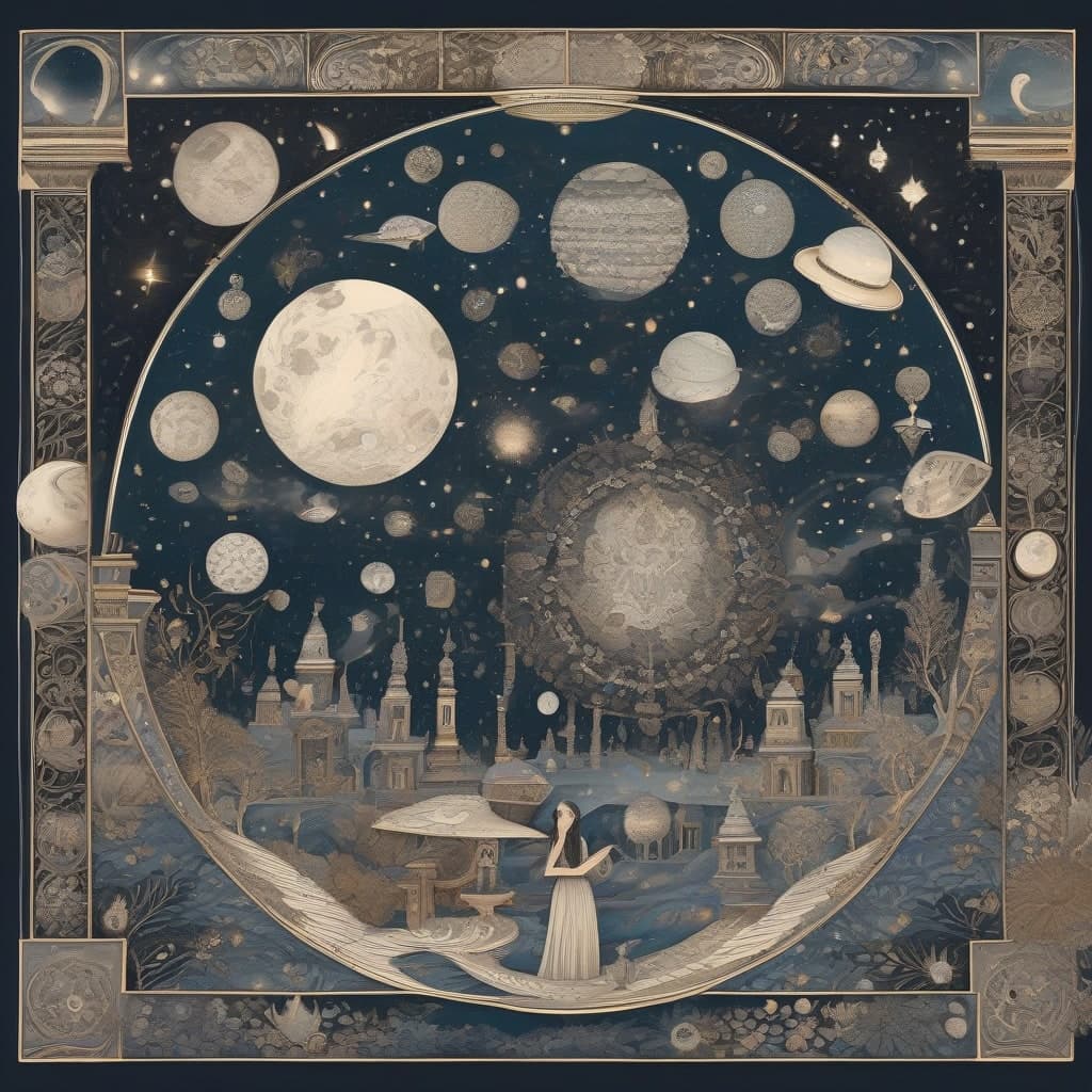 Moonlit Conversations in a Forgotten Library