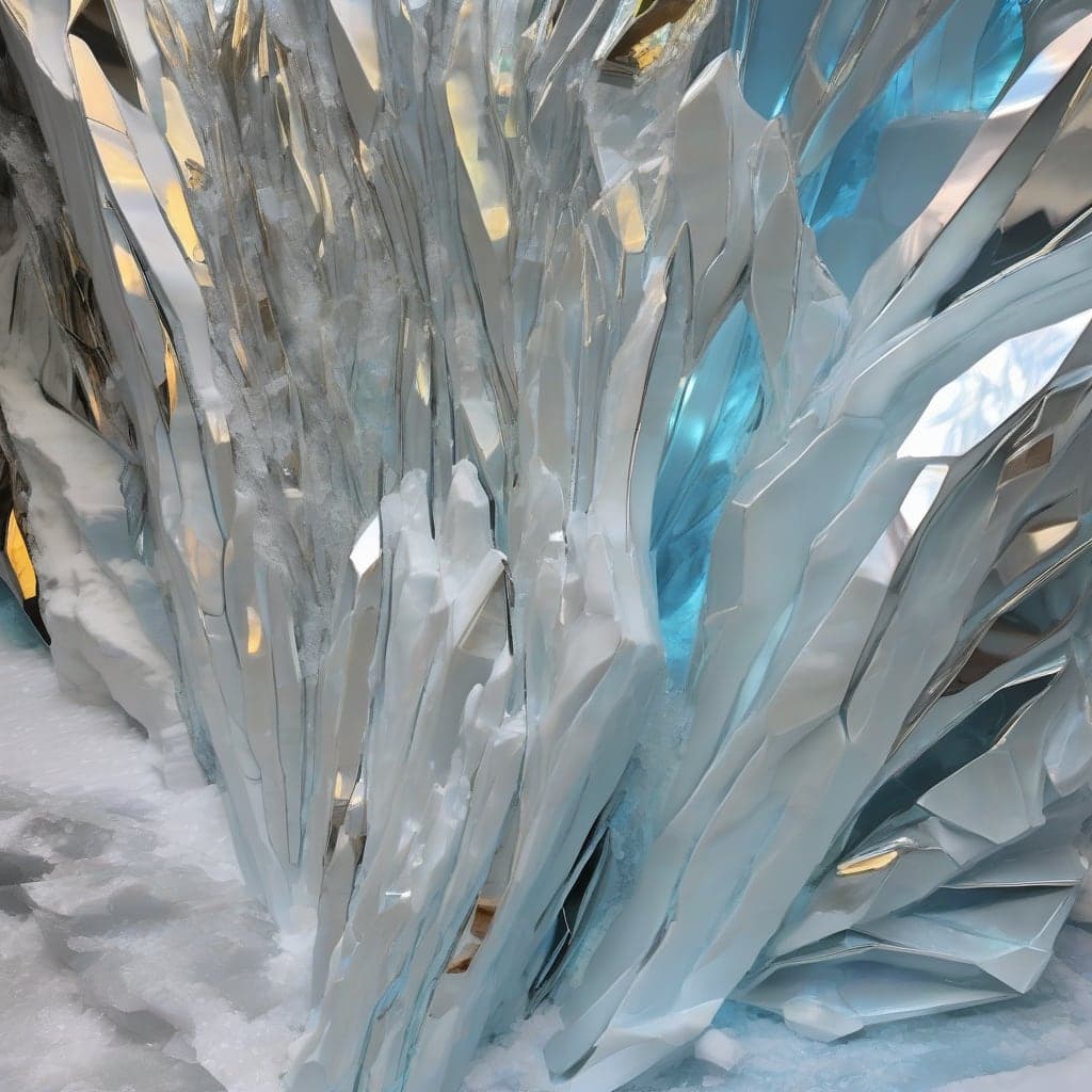 Fractured Horizons of a Glacier's Memory