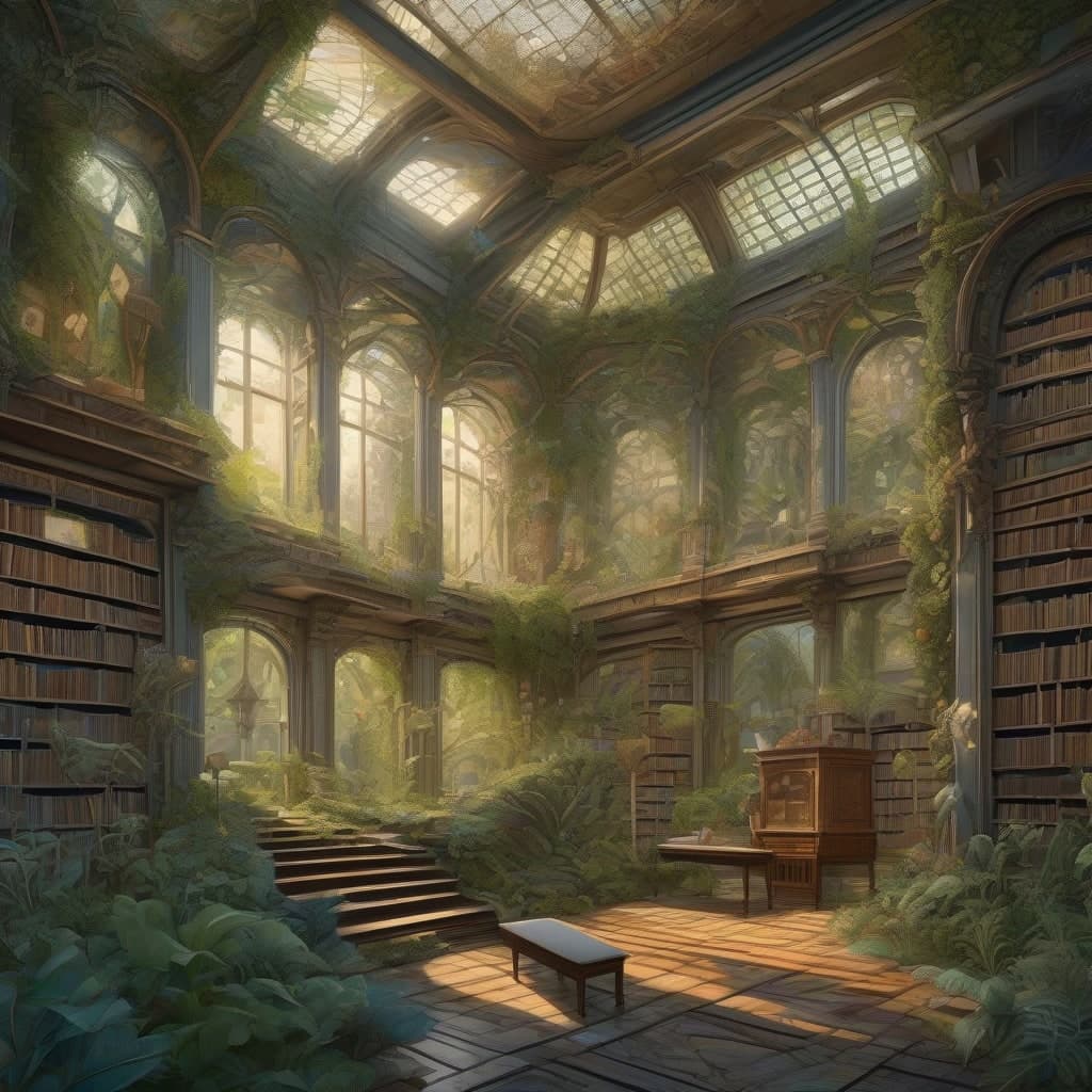 Whispers in an Overgrown Library