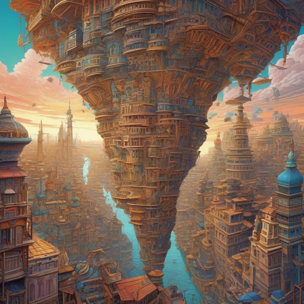Lost Cities in Infinite Skies