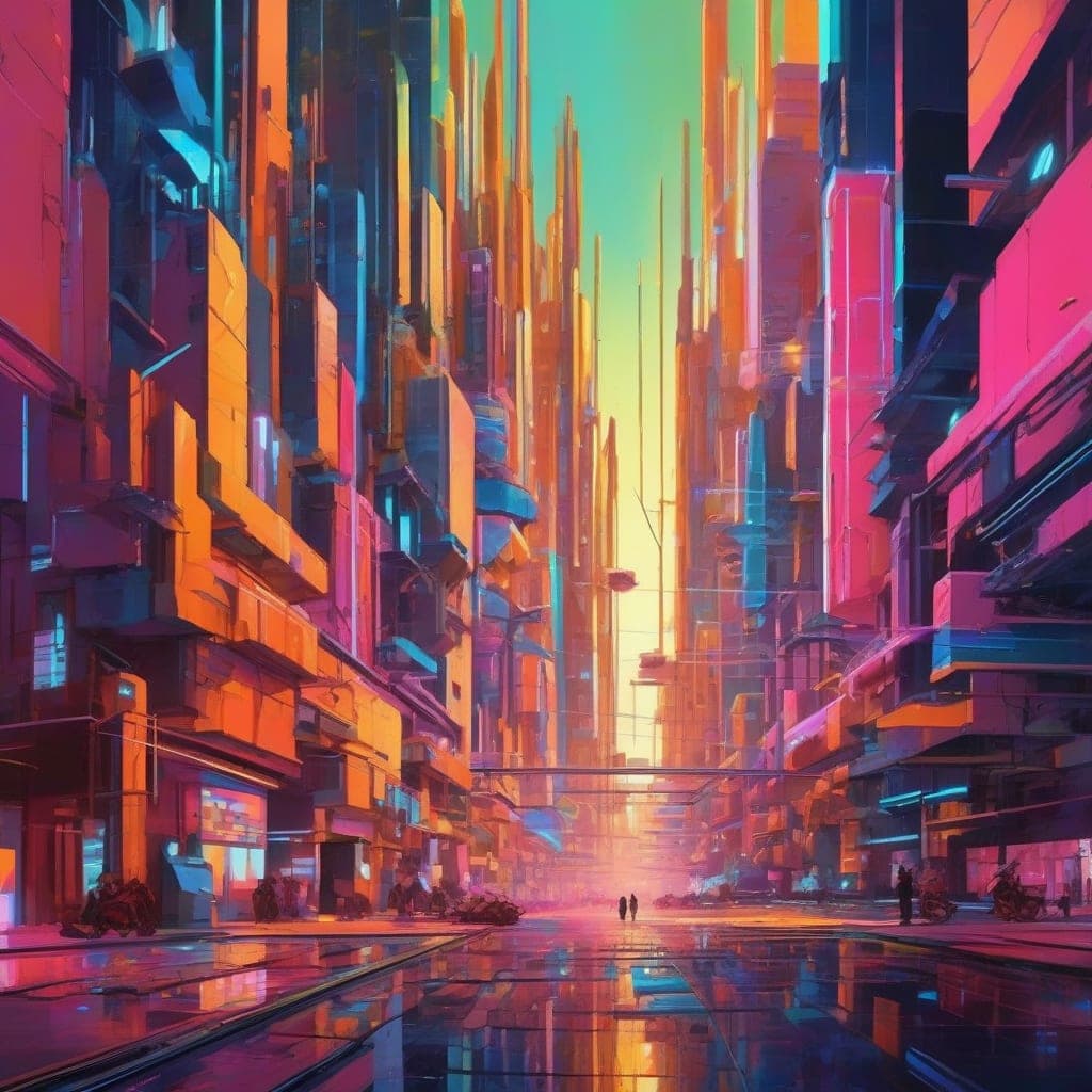 Fractured Memories of a Futuristic City
