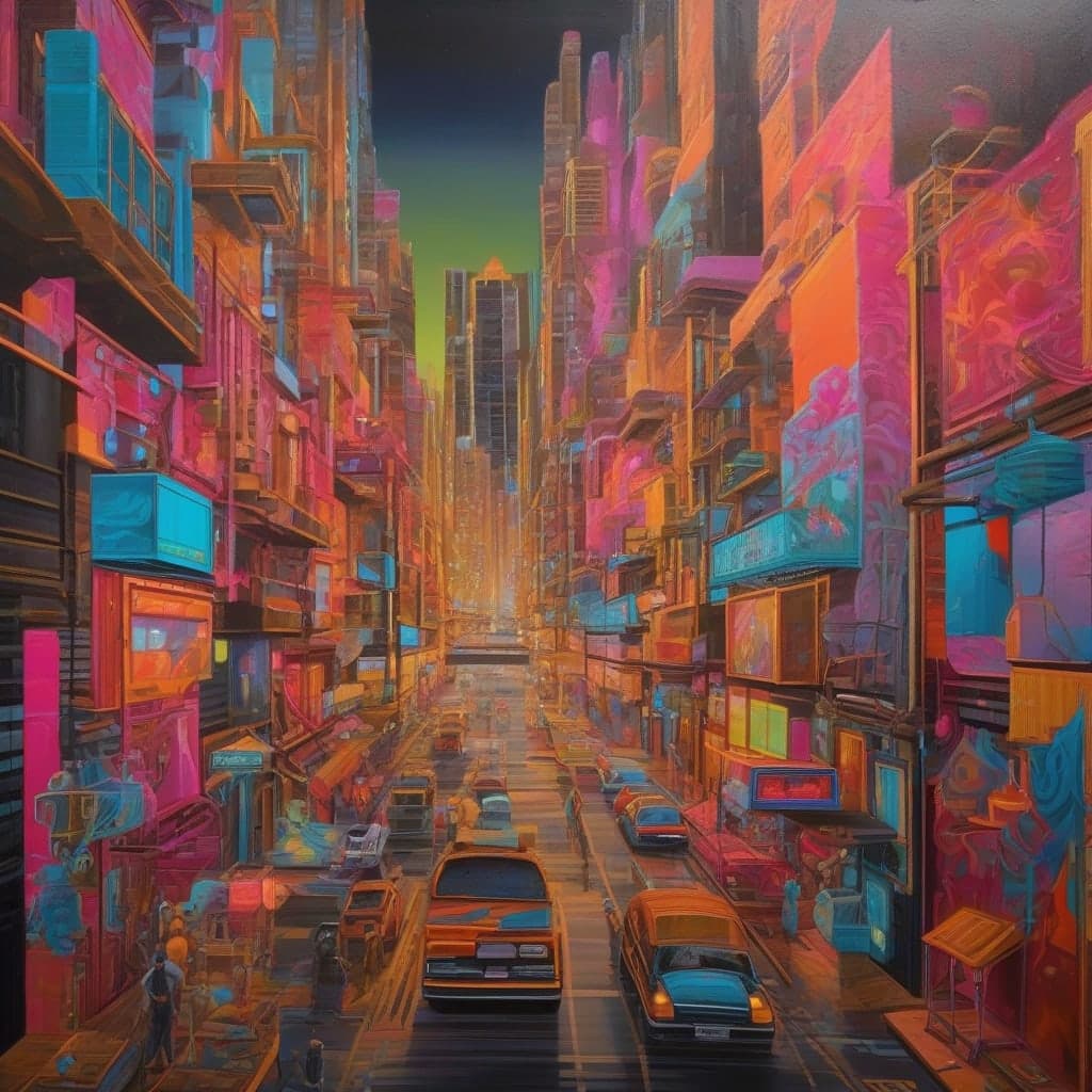 Urban Bloom: A Symphony of Light